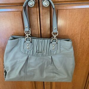 Coach Ashley Leather Carryall Satchel